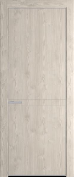 Межкомнатная дверь Profil Doors 11 NE Каштан светлый Серебро
