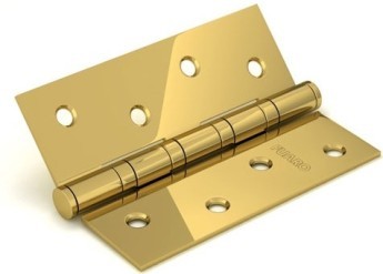 Петля Fuaro (Фуаро) универсальная IN5400U-BL PB (4BB/BL 125x75x2,5) латунь БЛИСТЕР