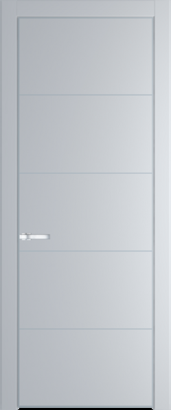 Межкомнатная дверь Profil Doors 15 PE Лайт Грей (RAL 870-01) Серебро