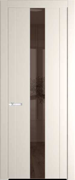 Межкомнатная дверь Profil Doors 1.9 P Зеркало бронзовое Перламутр белый
