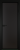 Алюминиевая дверь Profil Doors 1AV Черный матовый RAL9005 Монохром черный