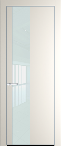 Межкомнатная дверь Profil Doors Orange 19 PE.O Белый лак Перламутр белый Серебро