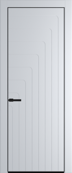 Межкомнатная дверь Profil Doors 10 PA Черный матовый RAL9005 Вайт (RAL 110 96 02)