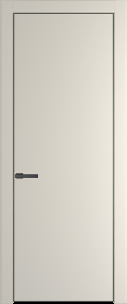 Межкомнатная дверь Profil Doors 1 PA Серая ночь Кремовая Магнолия (RAL 120-04)
