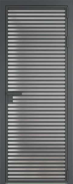 Алюминиевая дверь Profil Doors 12 AG Серая ночь Матовое