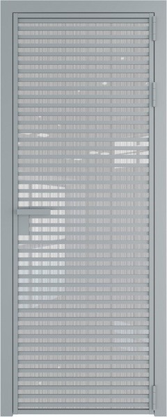 Алюминиевая дверь Profil Doors 12 AG Серебро Страйп