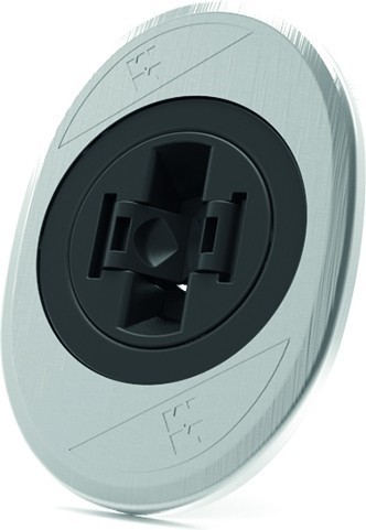 Накладка Mottura (Моттура) на замок 3D KEY, внутренняя 95.503B0 /глубина 10 (Мат. хром), 1 шт
