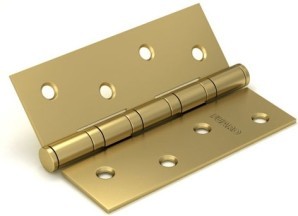 Петля Fuaro (Фуаро) универсальная IN5400U-BL SB (4BB/BL 125x75x2,5) мат. золото БЛИСТЕР