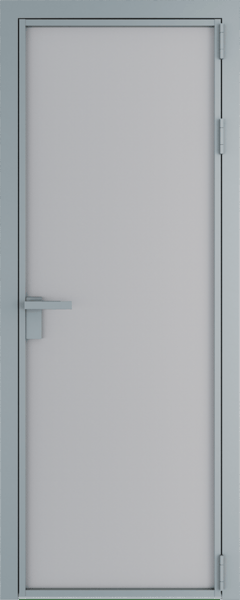 Алюминиевая дверь Profil Doors Orange 1 AP.O Лайт грей элегант Серебро