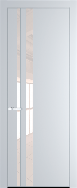 20PE Вайт (RAL 110 96 02) стекло Lacobel Перламутровый лак