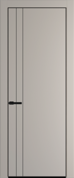 Межкомнатная дверь Profil Doors Orange 12 PE.O Сэнд Черный матовый RAL9005