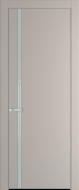 Межкомнатная дверь Profil Doors 21 PA Серебро Lacobel Белый лак Сэнд