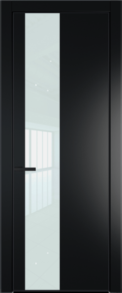 Межкомнатная дверь Profil Doors Orange 19 PE.O Белый лак Блэк Черный матовый RAL9005