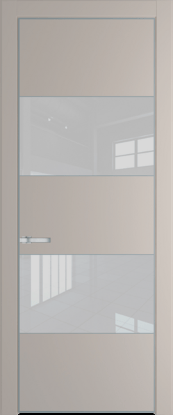 Межкомнатная дверь Profil Doors 22 PA Серебро Лак классик Сэнд