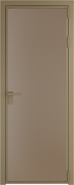 Алюминиевая дверь Profil Doors 1 AG Шампань Монохром капучино