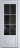 Межкомнатная дверь Profil Doors 1.2.2 (p.6) Черное тонированное Вайт (RAL 110 96 02)