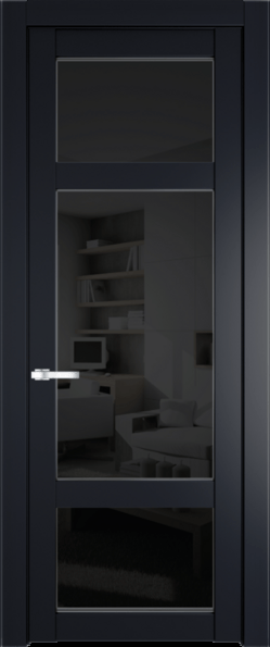 Межкомнатная дверь Profil Doors 1.3.2 PD Черное тонированное Нэви Блу (RAL 7016)