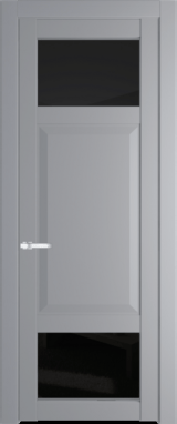 Межкомнатная дверь Profil Doors 1.3.4 PD Черное тонированное Смоки (RAL 870-02)