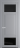 Межкомнатная дверь Profil Doors 1.3.4 PD Черное тонированное Смоки (RAL 870-02)