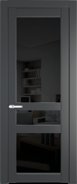 Межкомнатная дверь Profil Doors 1.5.2 PD Черное тонированное Графит (Pantone 425С)
