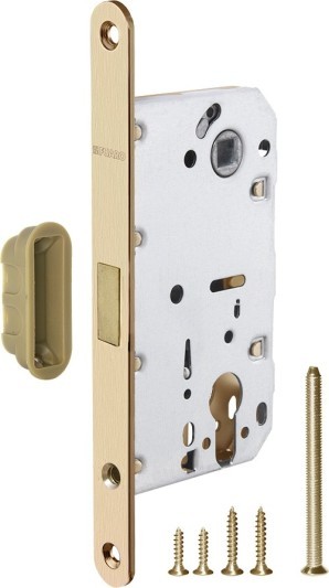 Корпус Fuaro (Фуаро) врезного замка MAGNM85C-50 (M85C-50) SSG сатинированное золото