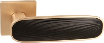 Ручка Punto (Пунто) раздельная K.EST.Q52.SHADE SSG/BL-39 сатинированное золото/черный