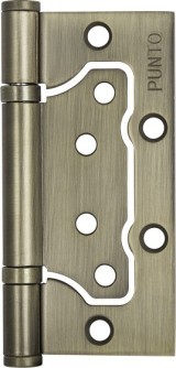 Петля Punto (Пунто) универсальная без врезки IN4200W WAB (200-2B 100x2,5) мат. бронза