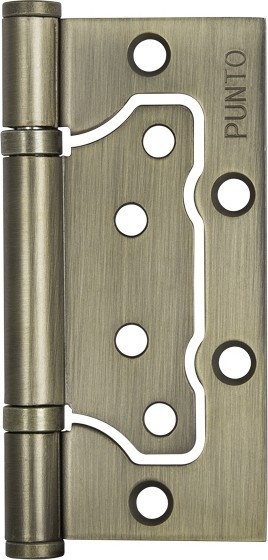 Петля Punto (Пунто) универсальная без врезки IN4200W WAB (200-2B 100x2,5) мат. бронза