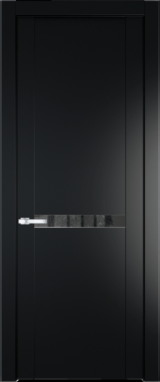 Межкомнатная дверь Profil Doors 1.4 P Зеркало серое Блэк
