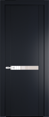 Межкомнатная дверь Profil Doors 1.4 P Lacobel Перламутровый лак Нэви Блу (RAL 7016)