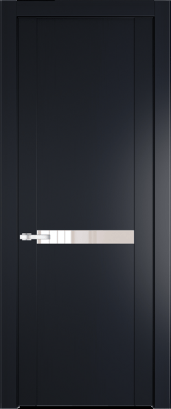 Межкомнатная дверь Profil Doors 1.4 P Lacobel Перламутровый лак Нэви Блу (RAL 7016)