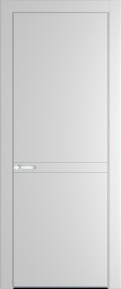 Межкомнатная дверь Profil Doors 11 PE Крем Вайт (RAL 120-02) Серебро