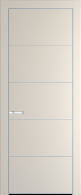 Межкомнатная дверь Profil Doors 15 PE Кремовая Магнолия (RAL 120-04) Серебро