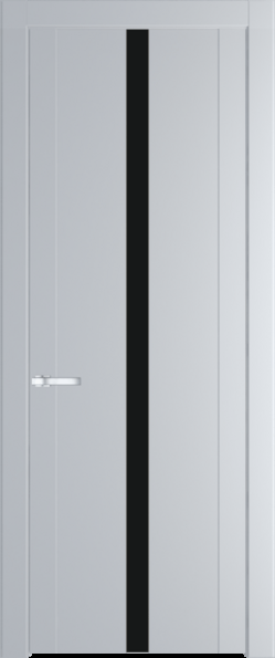 Межкомнатная дверь Profil Doors 1.8 P Монохром черный Лайт Грей (RAL 870-01)