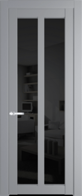 Межкомнатная дверь Profil Doors 1.7.2 PD Смоки (RAL 870-02) Черное тонированное