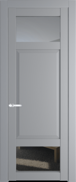 Межкомнатная дверь Profil Doors 2.3.4 PD Смоки (RAL 870-02) Прозрачное