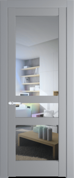 Межкомнатная дверь Profil Doors 4.5.2 PD Смоки (RAL 870-02) Прозрачное