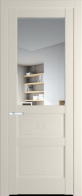Межкомнатная дверь Profil Doors 1.5.2 PM Прозрачное Кремовая Магнолия (RAL 120-04)