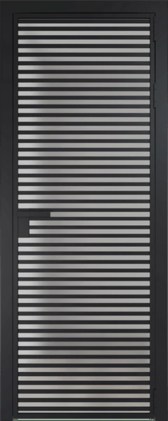 Алюминиевая дверь Profil Doors 12 AG Черный матовый Матовое
