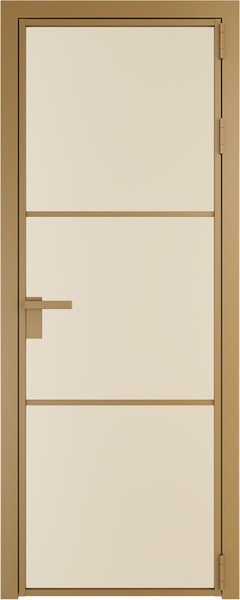 Алюминиевая дверь Profil Doors 13 AG Золото Монохром жемчуг