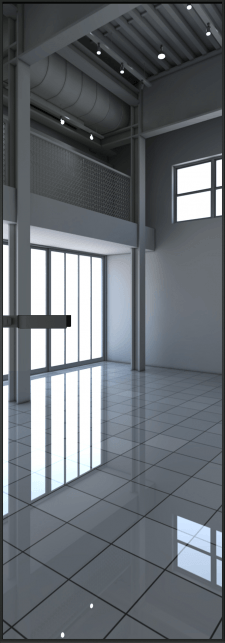 1AGN Черный матовый RAL9005 стекло Зеркало