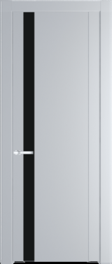Межкомнатная дверь Profil Doors 1.2 P Монохром черный Лайт Грей (RAL 870-01)