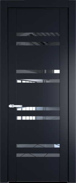 Межкомнатная дверь Profil Doors 1.6 P Прозрачное Нэви Блу (RAL 7016)