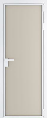 Алюминиевая дверь Profil Doors Orange 1 AP.O Перламутр белый элегант Вайт