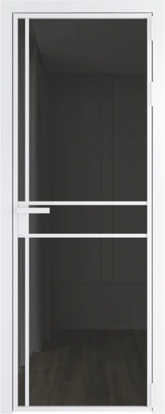 Алюминиевая дверь Profil Doors 9 AG Вайт Тонированное