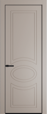 Межкомнатная дверь Profil Doors 36 PA Черный матовый Сэнд