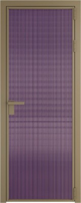Алюминиевая дверь Profil Doors 1 AG Шампань Мору Фиолетовое
