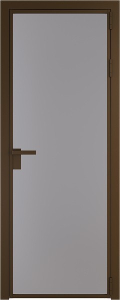 Алюминиевая дверь Profil Doors 1 AG Деорэ Монохром серый