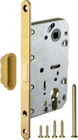 Корпус Fuaro (Фуаро) врезного замка MAGNM85C-50 (M85C-50) GOLD-24 золото 24K
