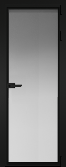1AV Черный матовый RAL9005 стекло Матовое